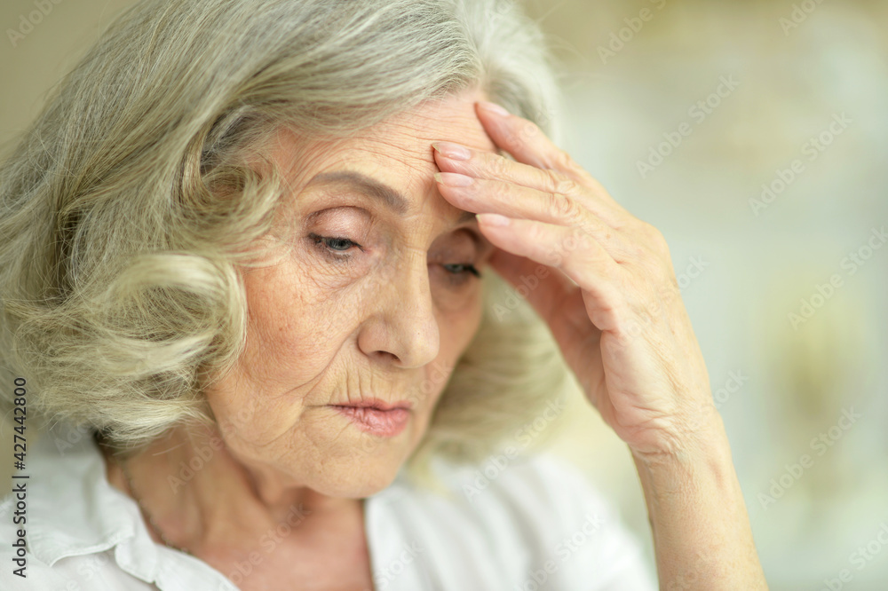 beautiful sad senior woman beautiful sad senior woman