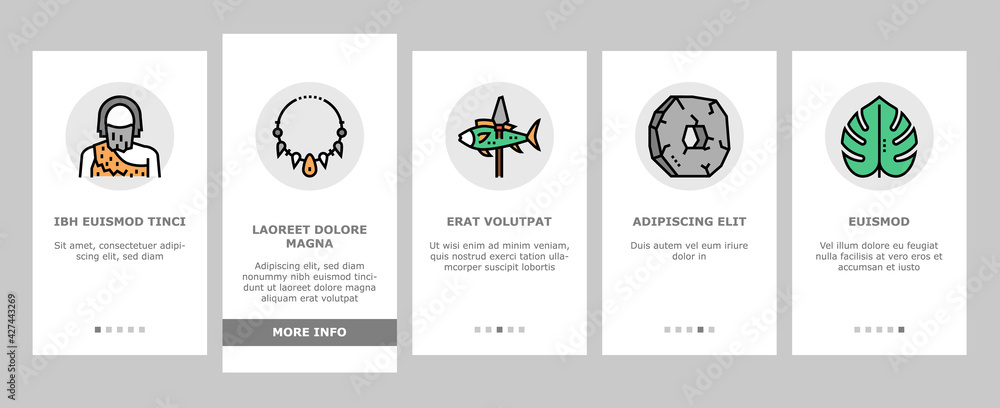 Naklejka premium Personal Transport Onboarding Mobile App Page Screen Vector. Scooter And Bicycle, Motorbike And Bike, Electric Monowheel And Hoverboard Transport Illustrations