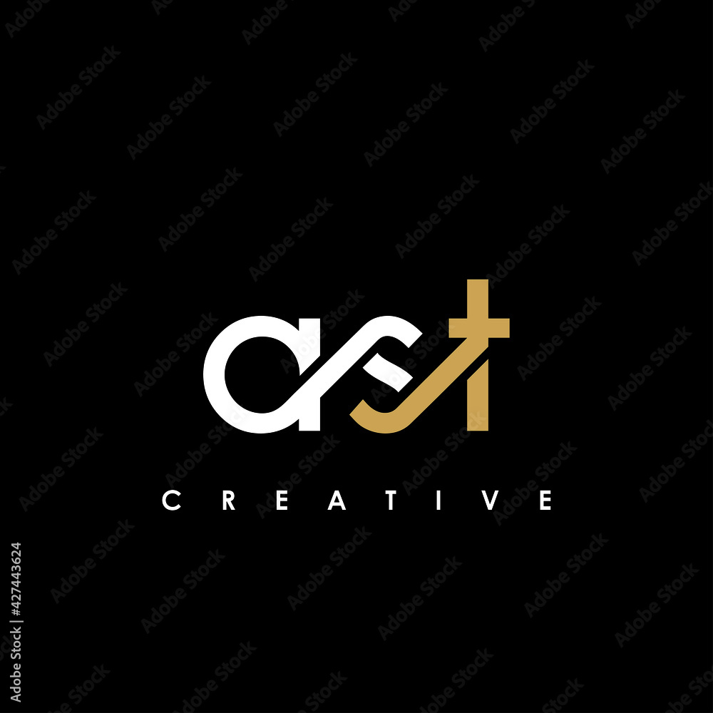 AST Letter Initial Logo Design Template Vector Illustration AST Letter Initial Logo Design Template Vector Illustration