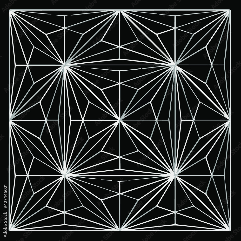 Black and white geometric pattern. Black and white geometric pattern.