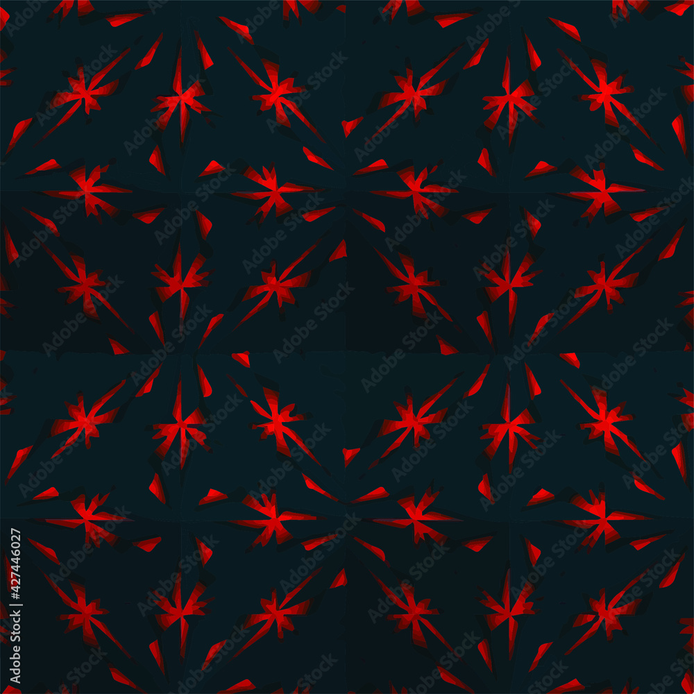 Geometric vector pattern with triangular elements. Geometric vector pattern with triangular elements.