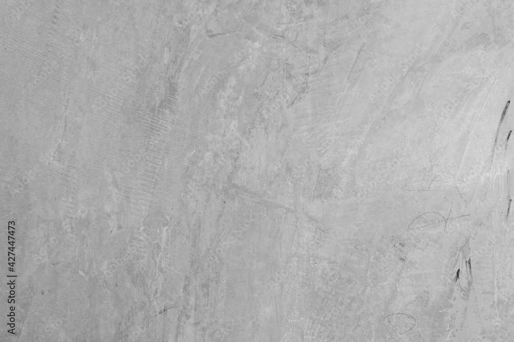 Fototapeta premium Old wall texture cement dirty gray with black background abstract grey and silver color design are light with white background.