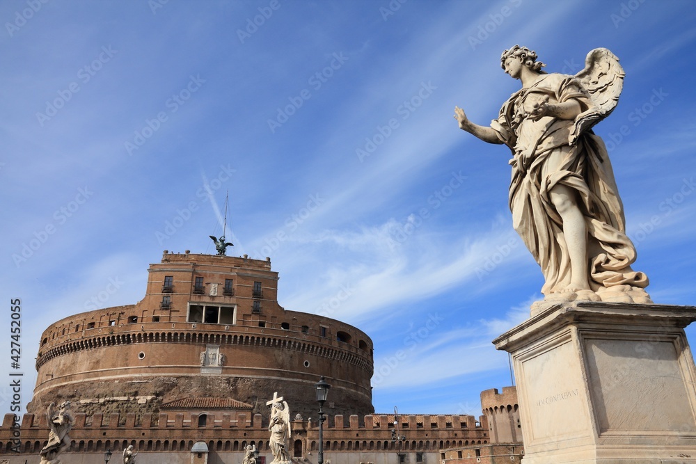 Naklejka premium Castel Sant' Angelo, Italy