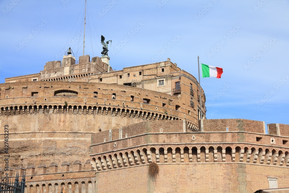 Castel Sant Angelo in Rome Italy