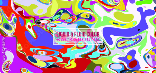 Liquify Fluid Color Banner background