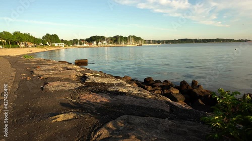 Baltic Sea Beach at Heikendorf - Möltenorter Brücke near Kiel