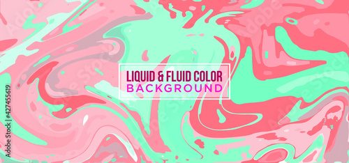 Liquify Fluid Color Banner background