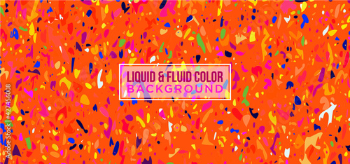Liquify Fluid Color Banner background