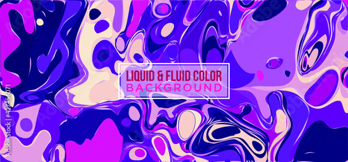 Liquify Fluid Color Banner background