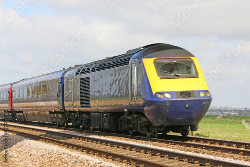 Train in the Exe Valley in Devon 