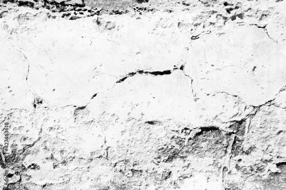 Obraz premium White Grunge Concrete Wall Texture for Background.