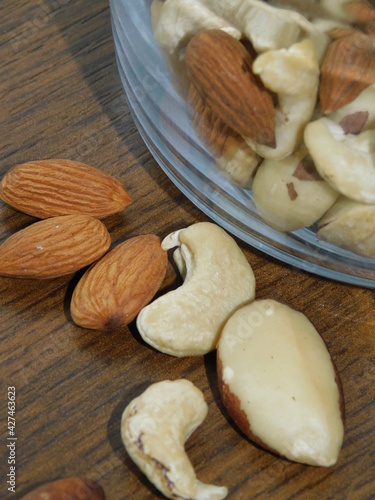 nuts on the table