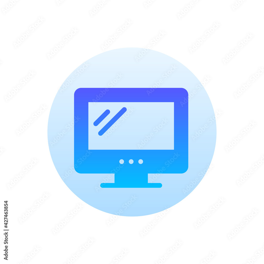 Lcd Vector Gradient Round Icon. Hotel and Services Symbol EPS 10 Lcd Vector Gradient Round Icon. Hotel and Services Symbol EPS 10