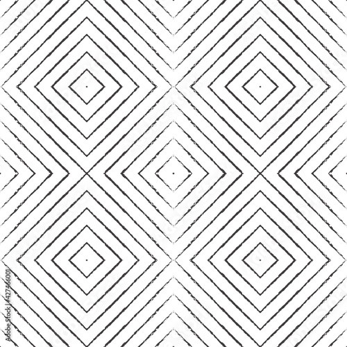 Black matt square, broken border, placed next to each other in a set for a seamless pattern background.