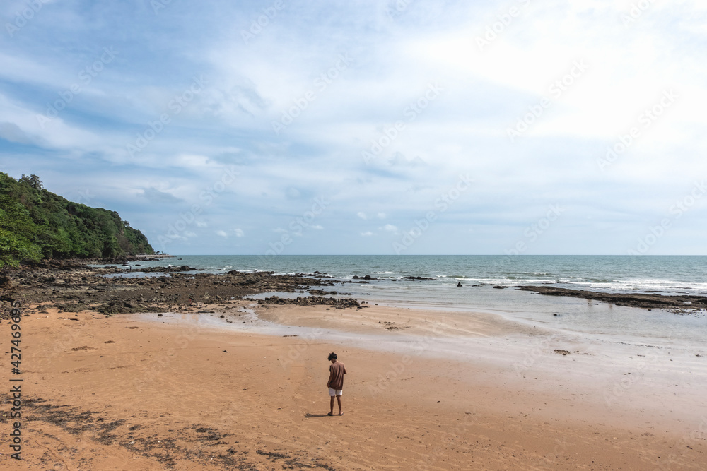 Sea View, Kung Wiman Beach at Na Yai Am, Chanthaburi Province, Thailand
