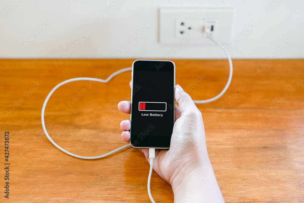 Low Battery Phone in Charge Low Battery Phone in Charge