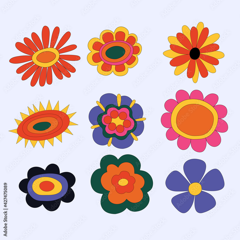 Hippie Flower Designs