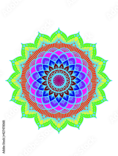 "Mandala art" is a complex abstract design, usually forming a circle. In essence, "Mandala" is the connection between the inner world and the outer realistic. Designing your own "Mandala Art" can be b
