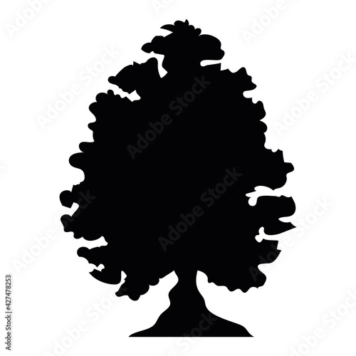 tree silhouette icon