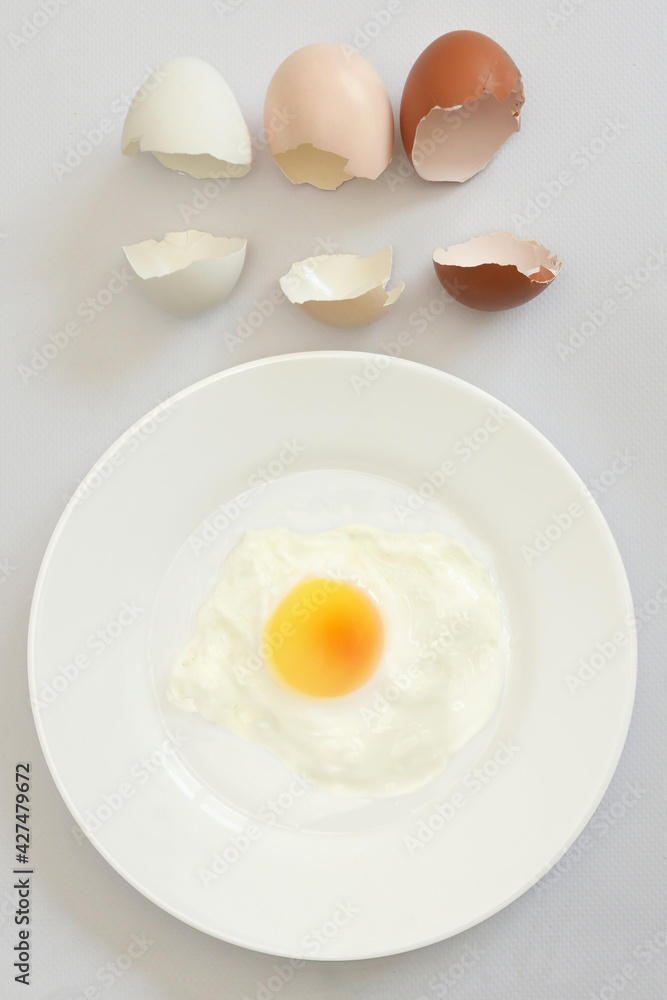We are the same. Fried egg concept Of Bullying, Discrimination, Racism We are the same. Fried egg concept Of Bullying, Discrimination, Racism