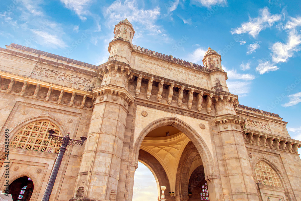 Gateway of India Mumbai, Low angle Shot.