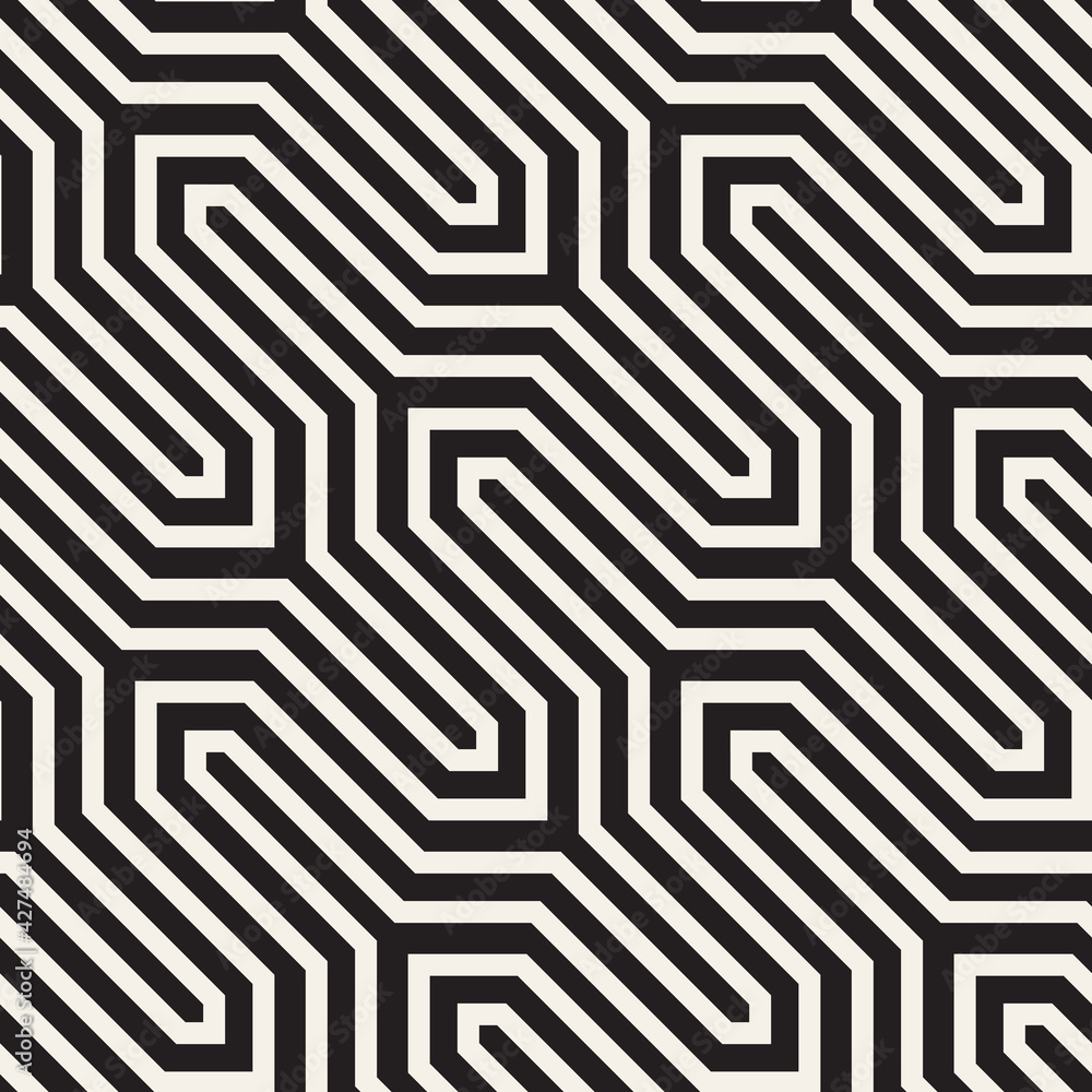 Vector seamless pattern. Modern stylish abstract texture. Repeating geometric tiles Vector seamless pattern. Modern stylish abstract texture. Repeating geometric tiles