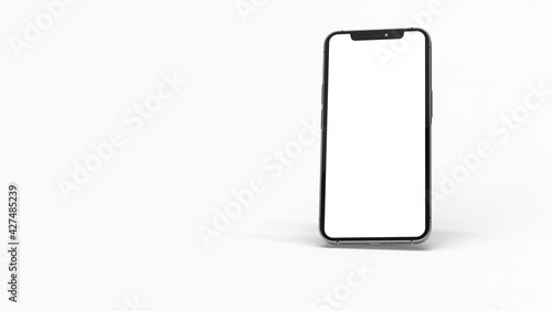 phone 3d illustration mockup smartphone isolated