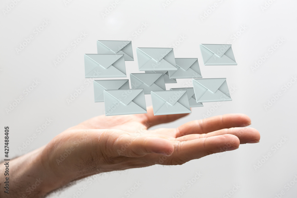 Email Inbox Electronic Communication Graphics Concept Email Inbox Electronic Communication Graphics Concept
