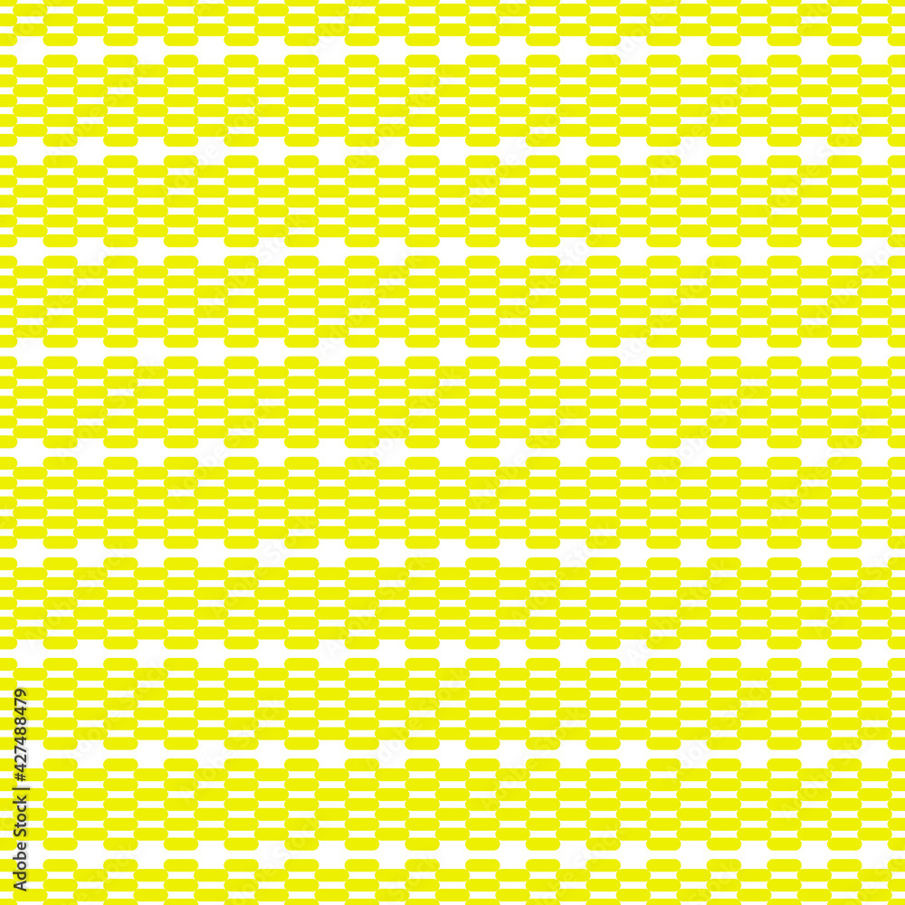 Abstract Seamless Pattern Yelllow Doodle Geometric Figures Background Vector Abstract Seamless Pattern Yelllow Doodle Geometric Figures Background Vector