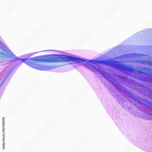 Watercolor transparent wave...