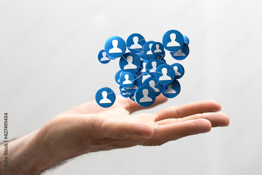 Unity group and teamwork concept