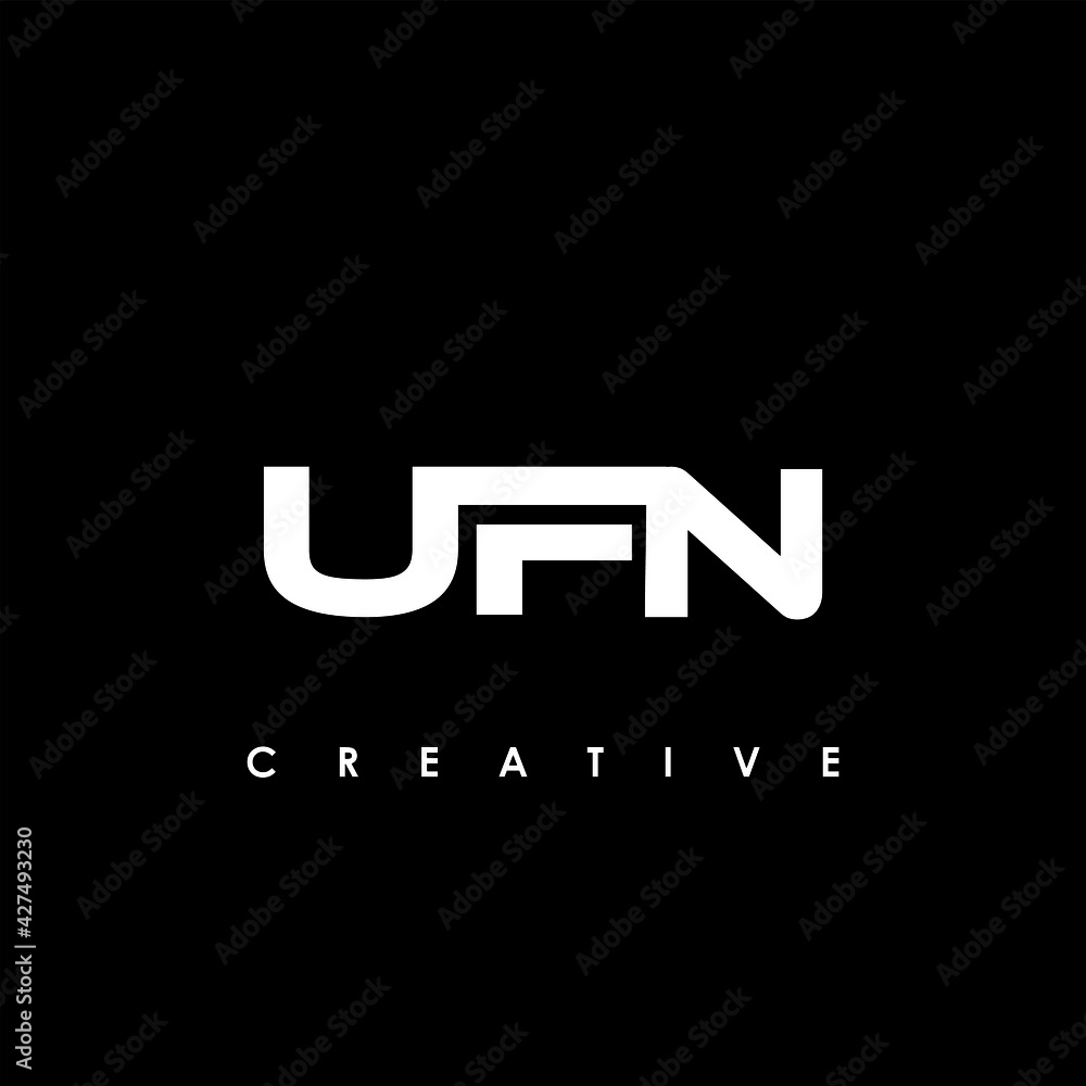 UFN Letter Initial Logo Design Template Vector Illustration UFN Letter Initial Logo Design Template Vector Illustration