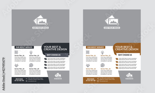 BUsiness Flyer Template Fully Editable Design & very unique Design