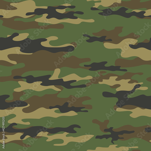 vector camouflage, seamless pattern for printing. Military texture. Ornament