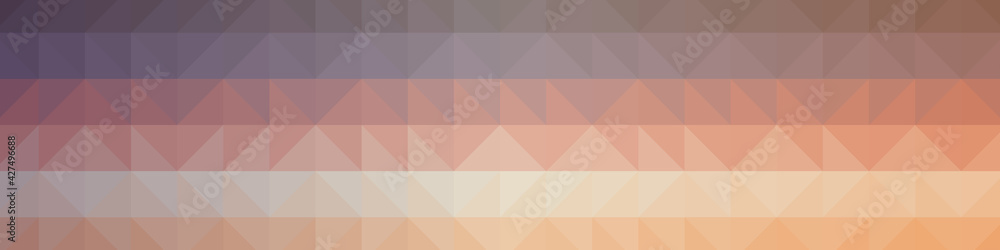 Obraz premium Abstract color Low-Polygones Generative Art background illustration