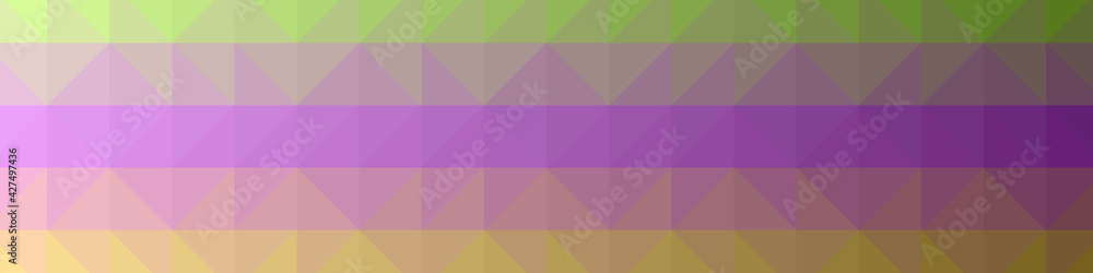 Obraz premium Abstract color Low-Polygones Generative Art background illustration
