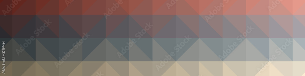Obraz premium Abstract color Low-Polygones Generative Art background illustration