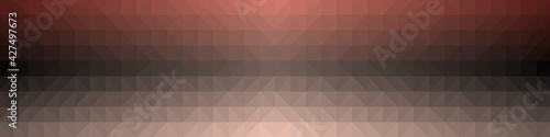 Abstract color Low-Polygones Generative Art background illustration