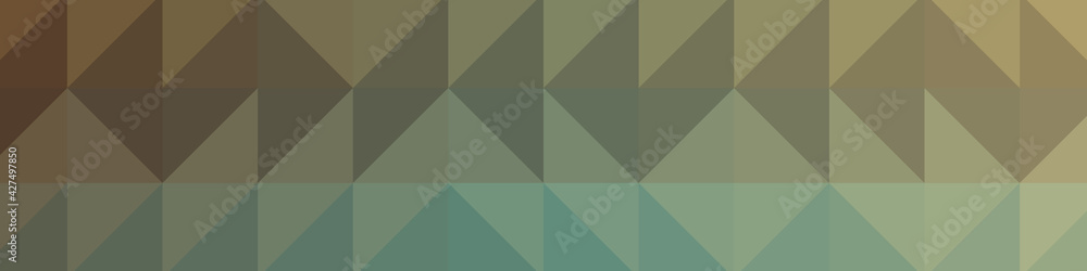 Fototapeta premium Abstract color Low-Polygones Generative Art background illustration
