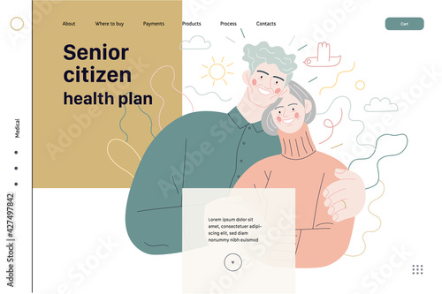 Medical insurance template - senior citizen health plan