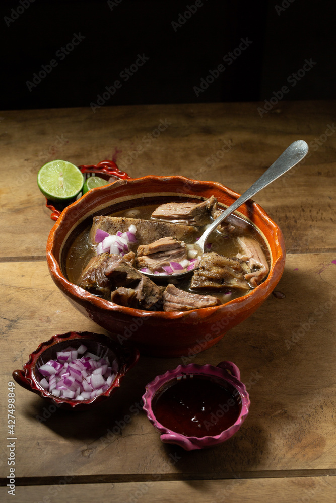 plato de birria al estilo jalisco Stock Photo | Adobe Stock