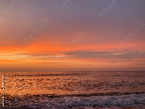 sunset in the sea © марина маринина