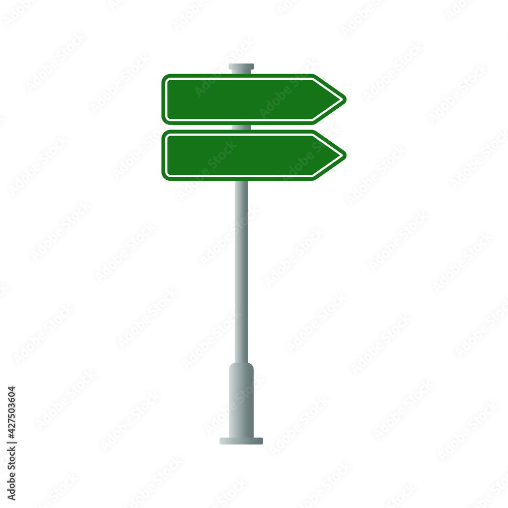 Sign Street icon. Road sign. Vector Illustration