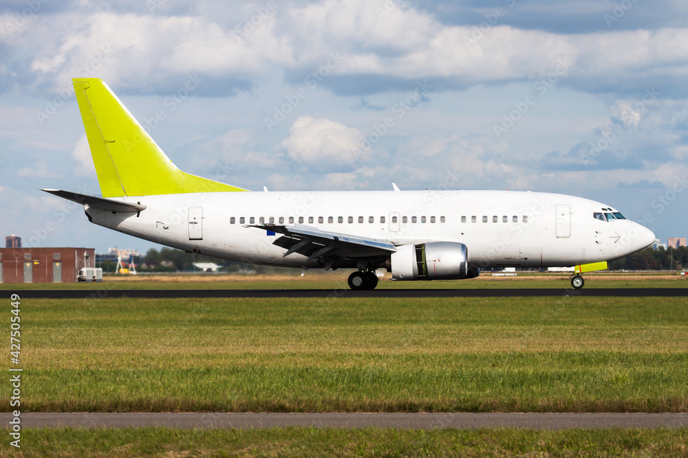 Untitled airplane. Passenger plane. Aircraft without title at airport. Aviation theme. Untitled airplane. Passenger plane. Aircraft without title at airport. Aviation theme.
