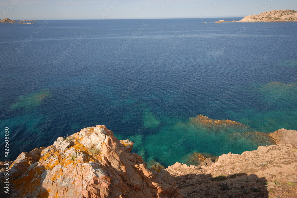Parco Nazionale Arcipelago di La Maddalena. Paesaggio marino, località Abbatoggia Parco Nazionale Arcipelago di La Maddalena. Paesaggio marino, località Abbatoggia