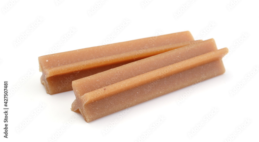 Animal tooth sticks isolated. Animal tooth sticks isolated.