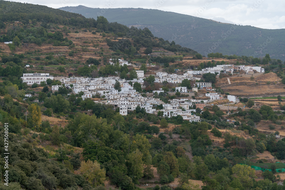 A town in the Sierra Nevada in southern Spain
