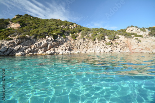 Parco Nazionale Arcipelago di La Maddalena. Paesaggio marino  isola Spargi  Cala Corsara