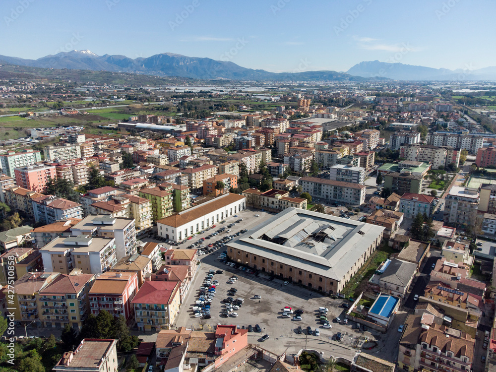 aerial view of the Picentini valley