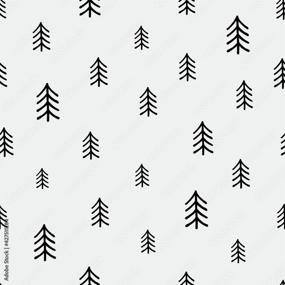 Obraz premium cute winter animals cards vector illustration